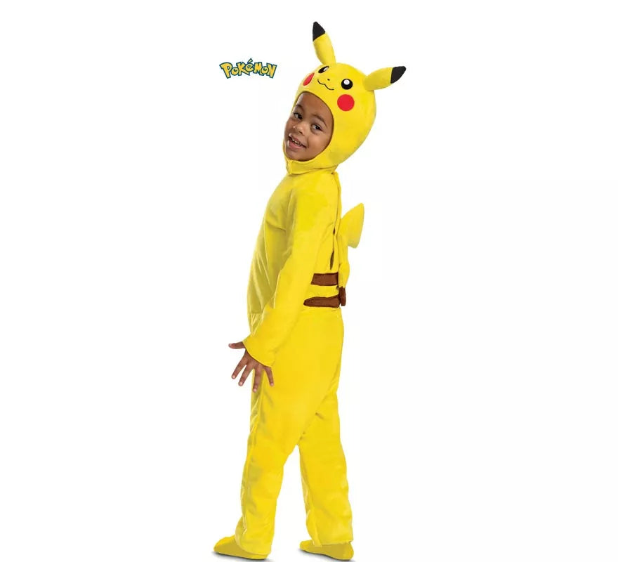 Translation missing: es.Disfraz de Pokemon Pikachu con cola de lujo para bebé y niños