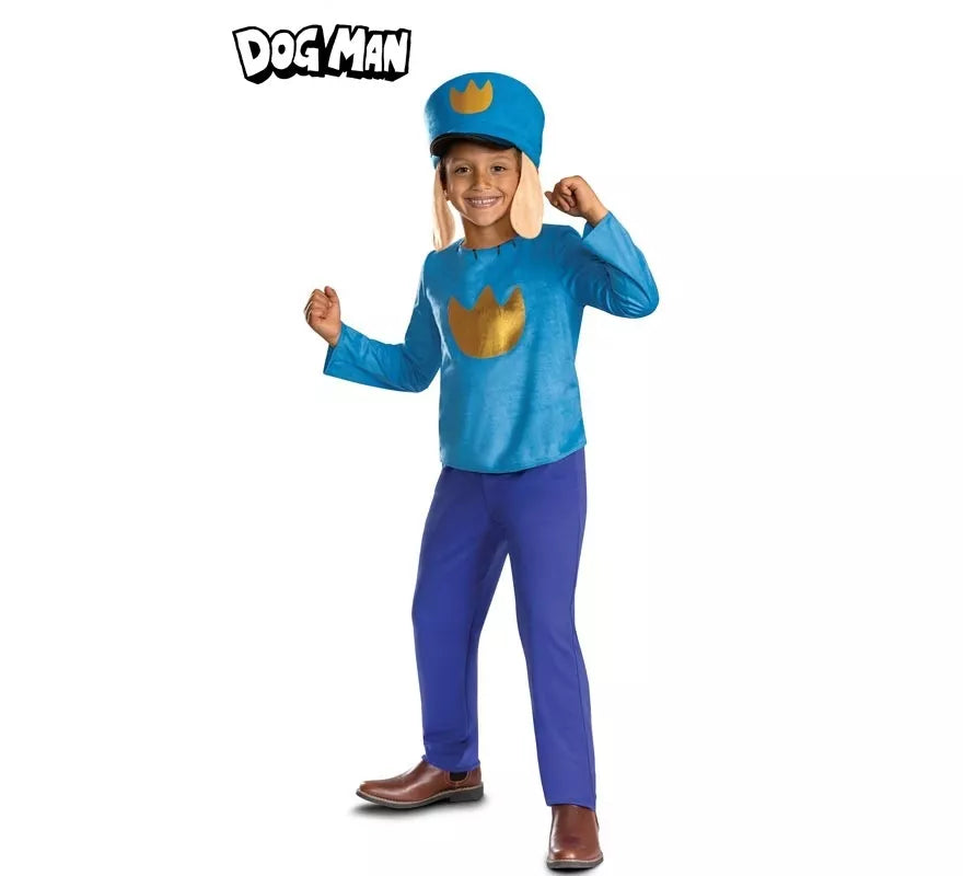 Translation missing: es.Disfraz de Policán Dog Man Classic para niño