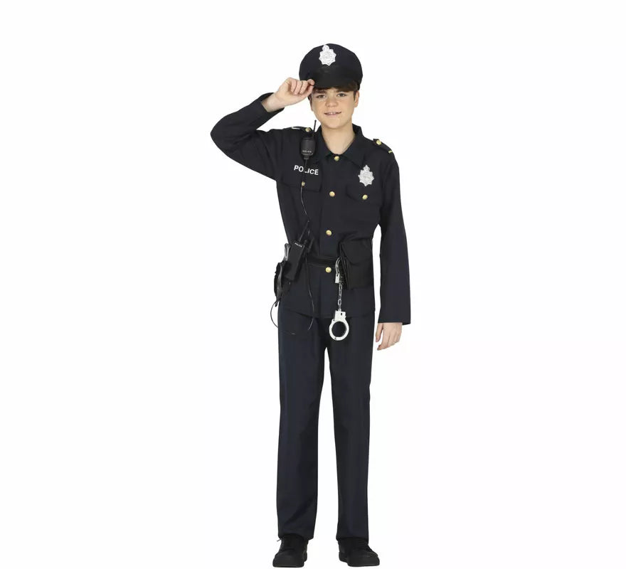 Translation missing: es.Disfraz de Policia Americano para adolescente