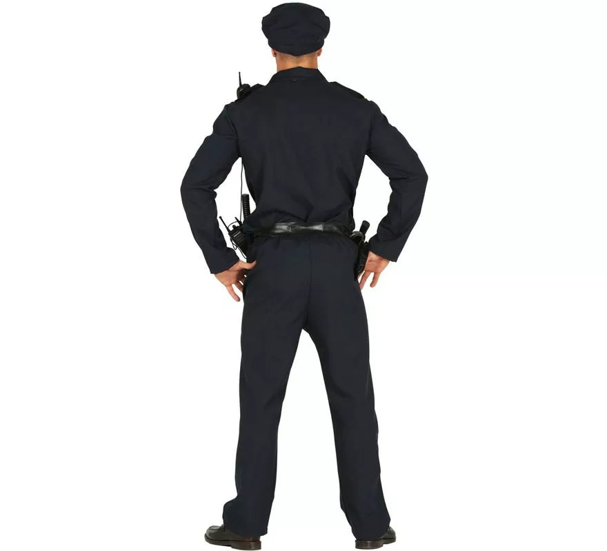 Translation missing: es.Disfraz de Policía azul para hombre