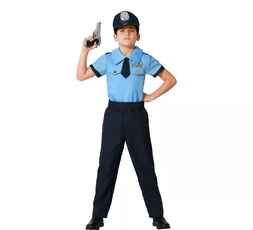 Translation missing: es.Disfraz de Policía azul para niño