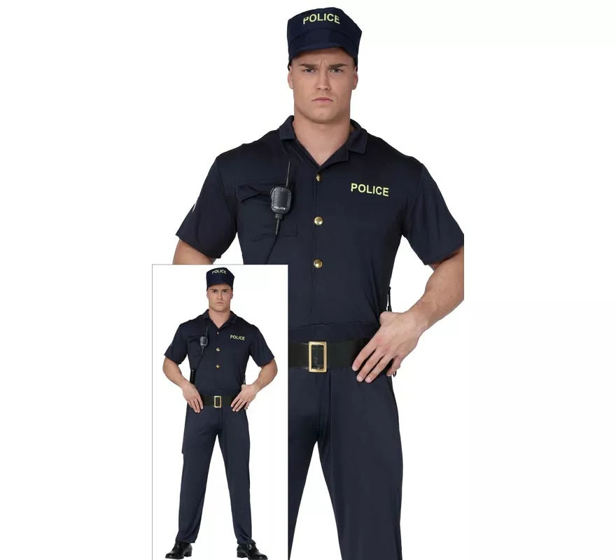 Disfraz de Policía cachas para hombre
