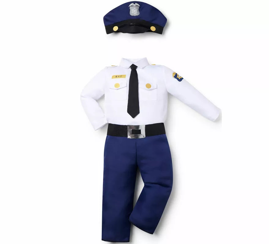 Disfraz de Policía con Sombrero para bebé