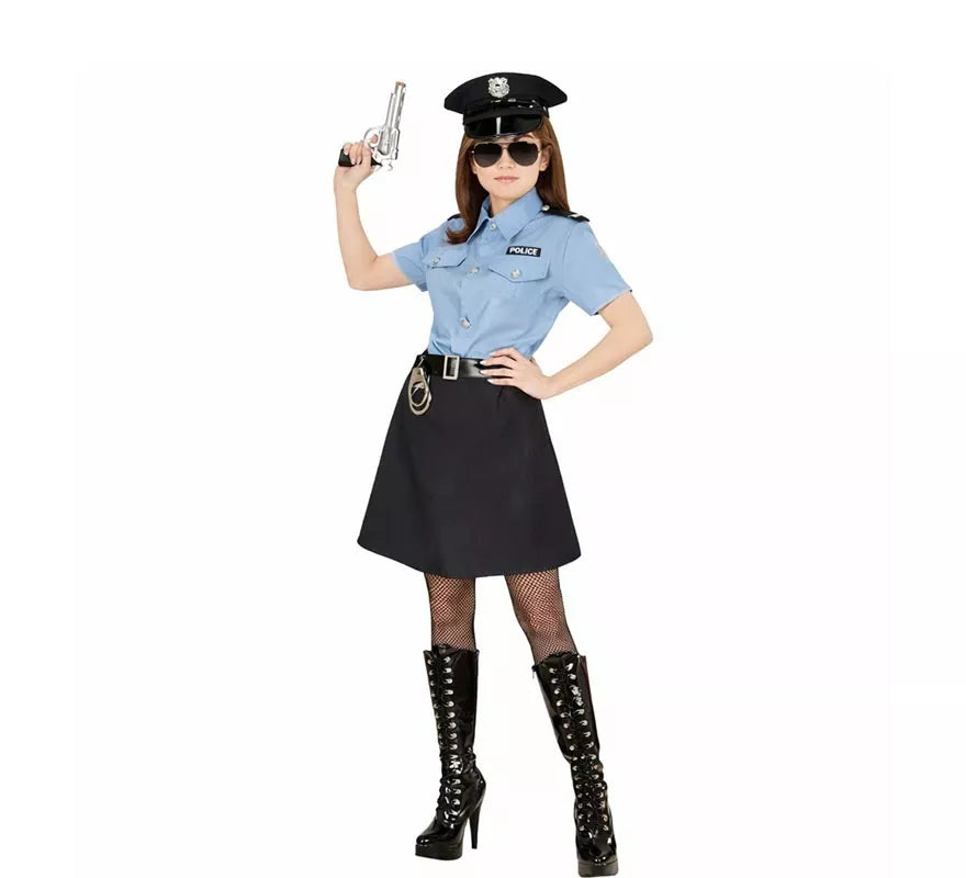 Translation missing: es.Disfraz de Policía con Sombrero para mujer