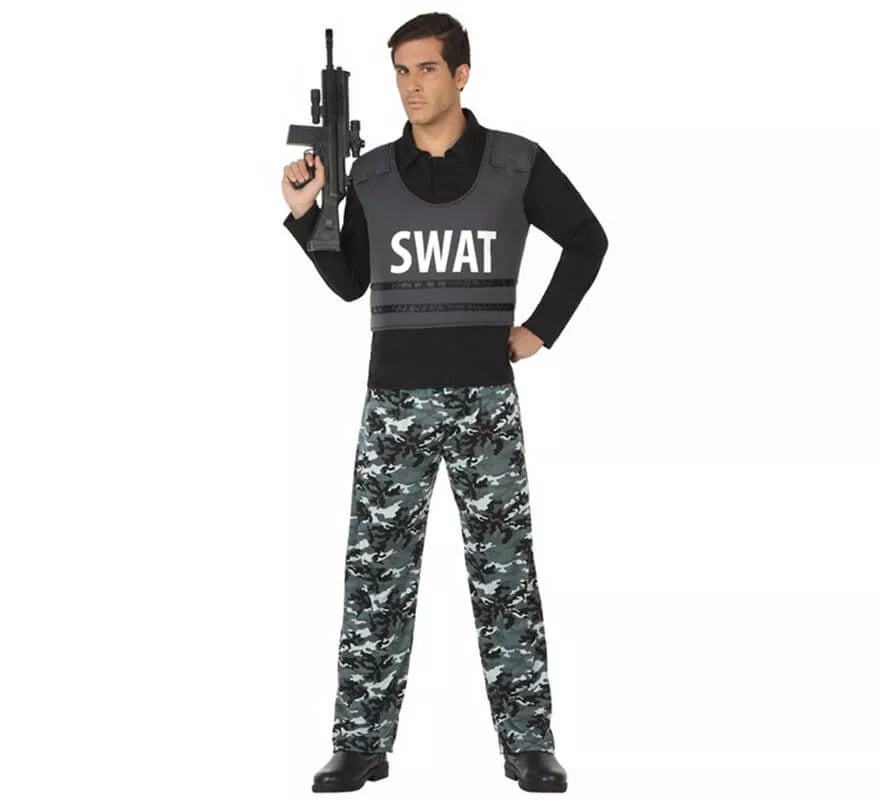 Translation missing: es.Disfraz de Policía SWAT para hombre