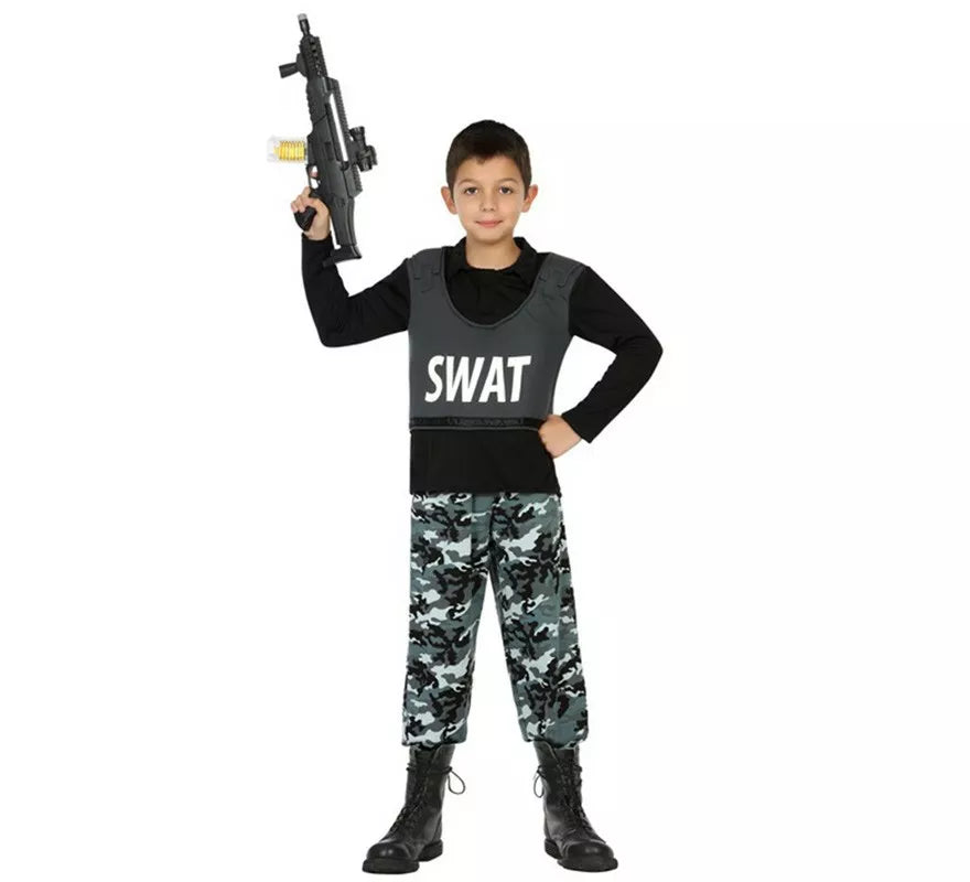 Translation missing: es.Disfraz de Policía SWAT para niño