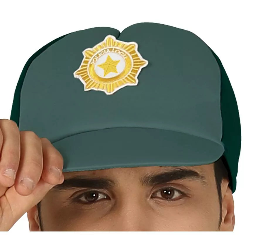 Disfraz de Policía Verde para hombre