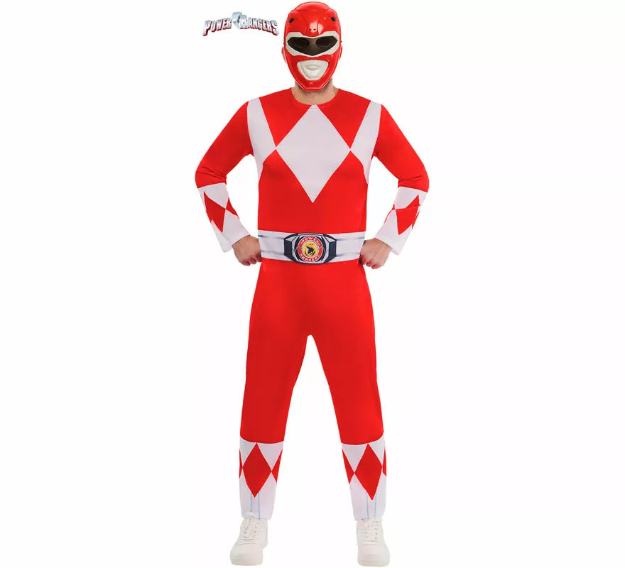 Translation missing: es.Disfraz de Power Ranger Rojo para hombre