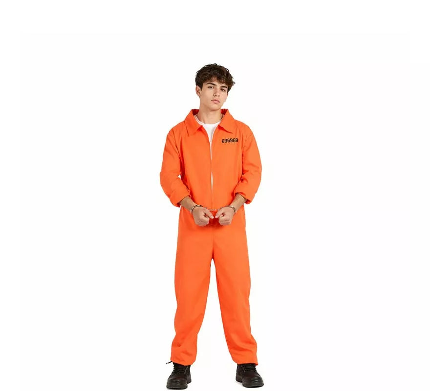 Translation missing: es.Disfraz de Preso con Identificador para hombre