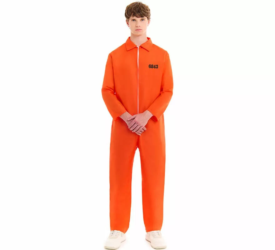 Translation missing: es.Disfraz de Preso naranja para hombre