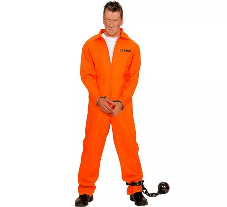 Translation missing: es.Disfraz de Preso naranja para hombre
