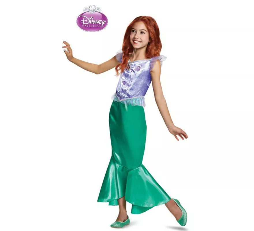 Translation missing: es.Disfraz de Princesa Ariel Clásica para niña