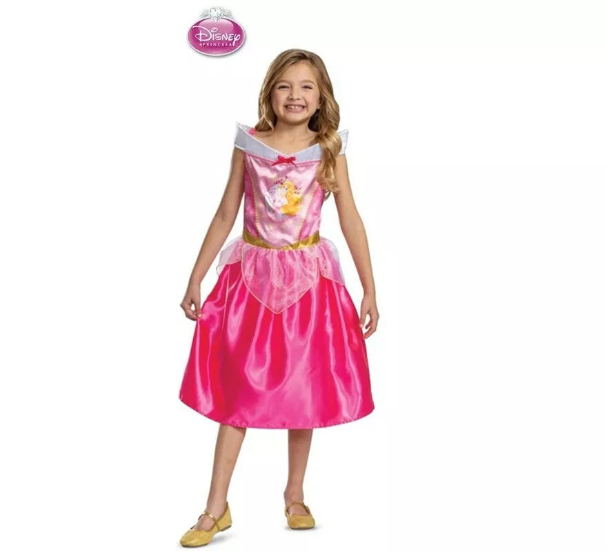 Translation missing: es.Disfraz de Princesa Aurora Basic Plus para niña