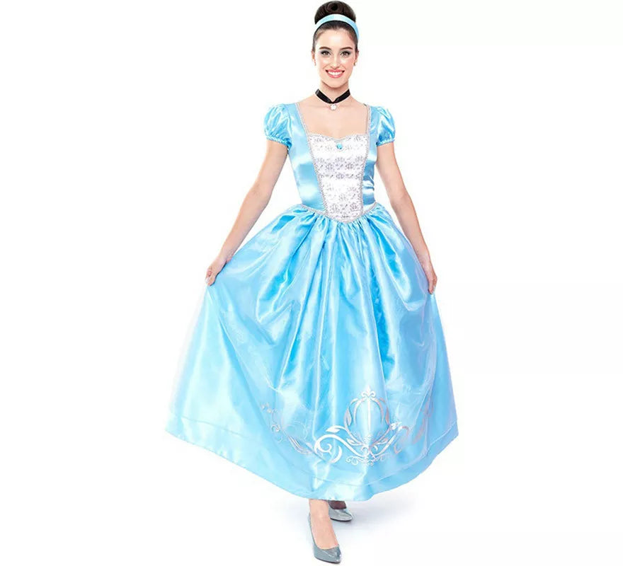 Translation missing: es.Disfraz de Princesa Azul de Cuento de Hadas para mujer
