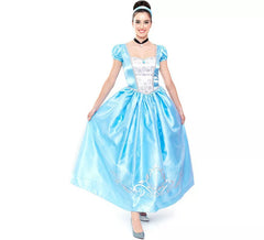 Disfraz de Princesa Azul de Cuento de Hadas para mujer