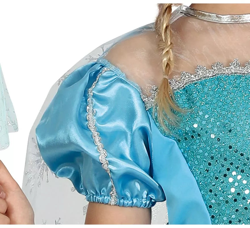 Translation missing: es.Disfraz de Princesa Azul de Hielo para niña