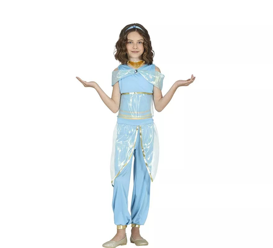 Translation missing: es.Disfraz de Princesa Azul del Desierto para niña
