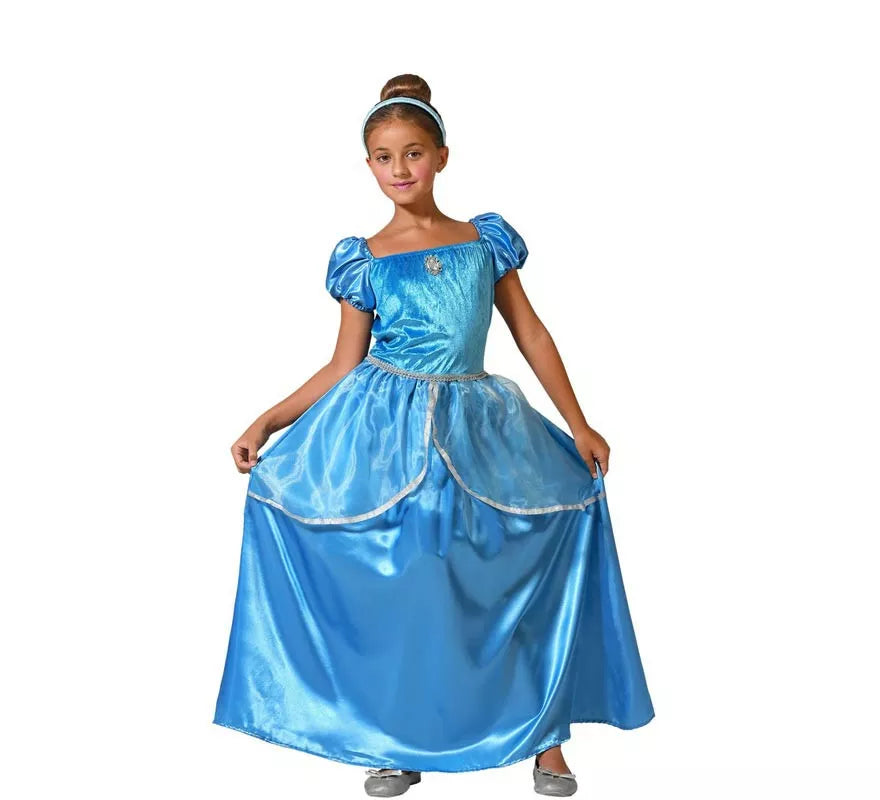 Translation missing: es.Disfraz de Princesa azul para niña