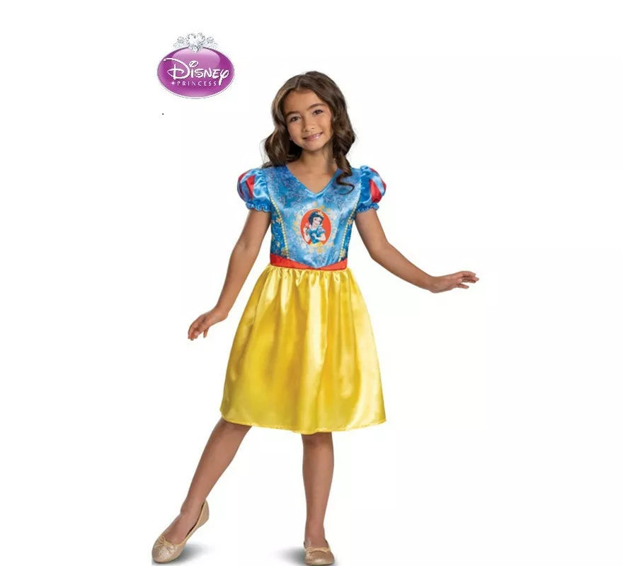 Translation missing: es.Disfraz de Princesa Blancanieves Básico Plus para niña