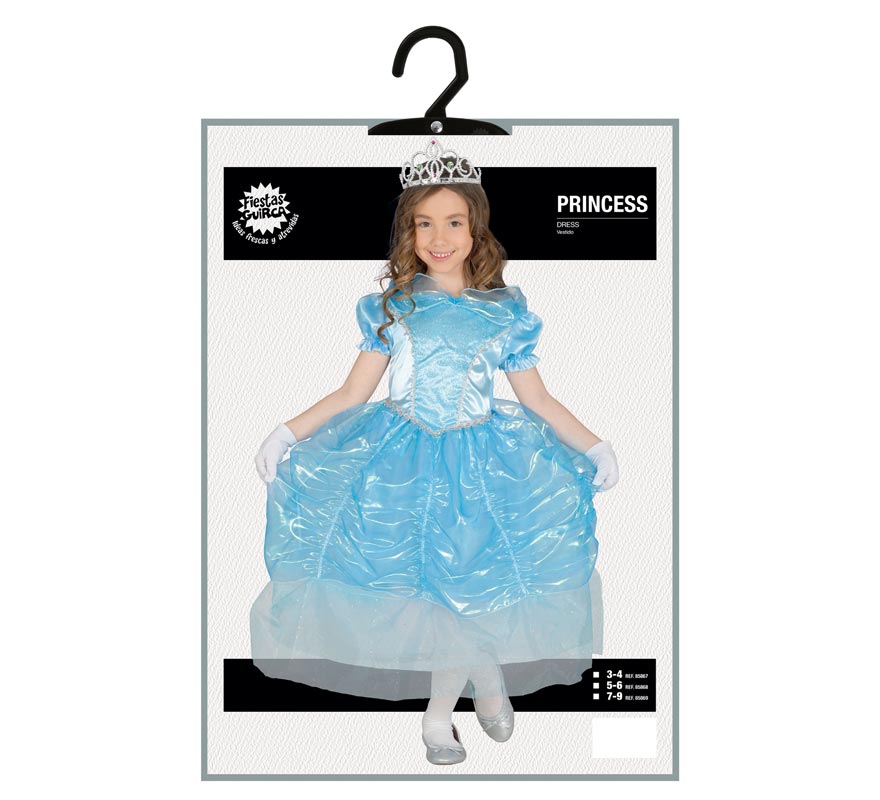 Disfraz de Princesa Cisne azul para niña
