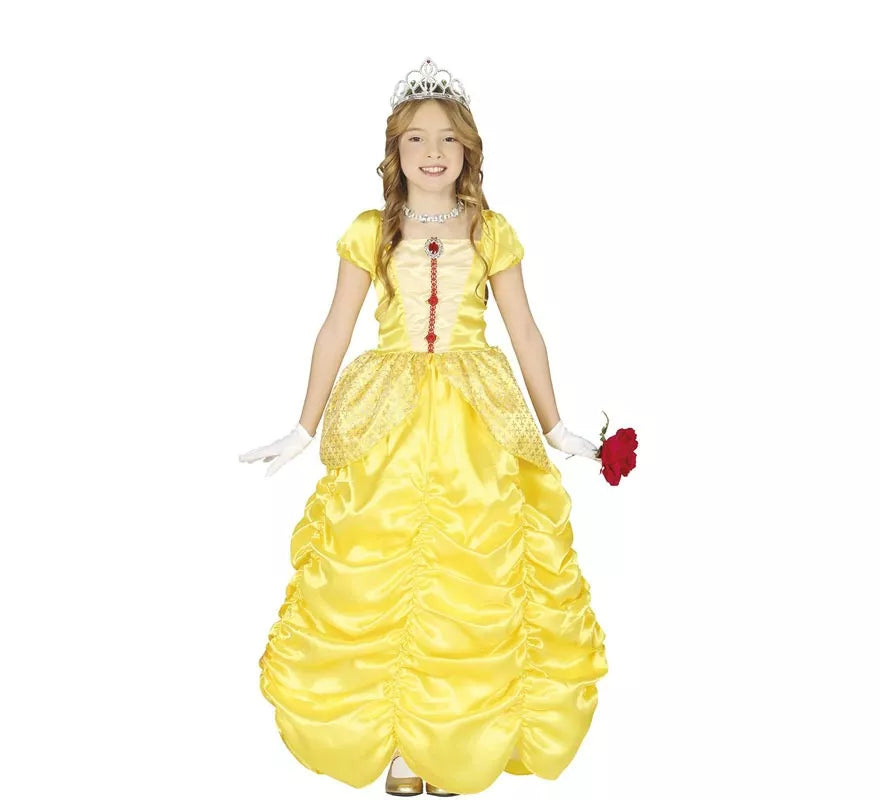 Translation missing: es.Disfraz de Princesa de cuento Amarilla para niña
