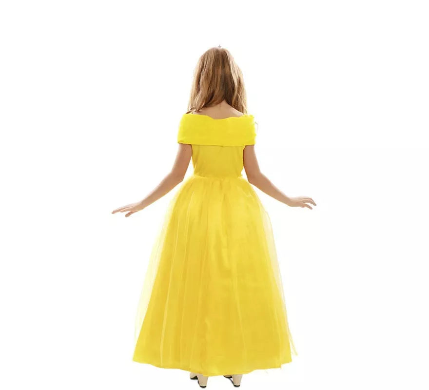 Translation missing: es.Disfraz de Princesa de Cuento amarilla para niña