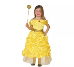 Disfraz de Princesa de Cuento amarilla para niña
