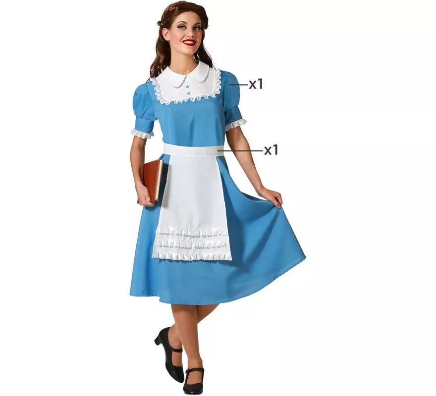 Translation missing: es.Disfraz de Princesa de Cuento azul para mujer