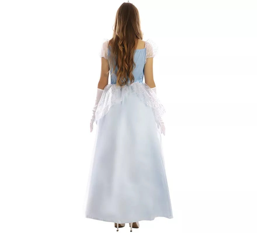 Disfraz de Princesa de Cuento azul para mujer