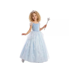 Disfraz de Princesa de Cuento azul para niña