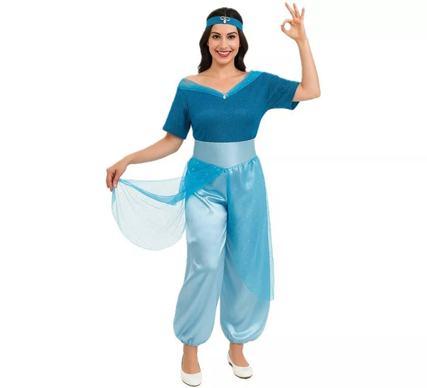 Translation missing: es.Disfraz de Princesa del Desierto Azul para mujer