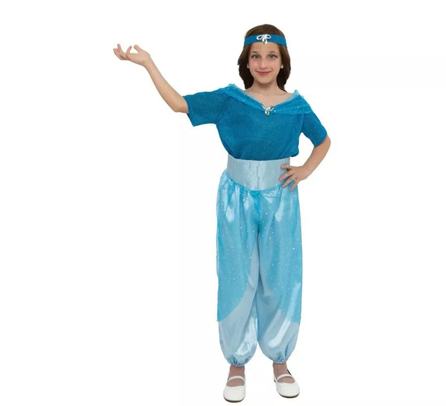 Translation missing: es.Disfraz de Princesa del Desierto Azul para niña