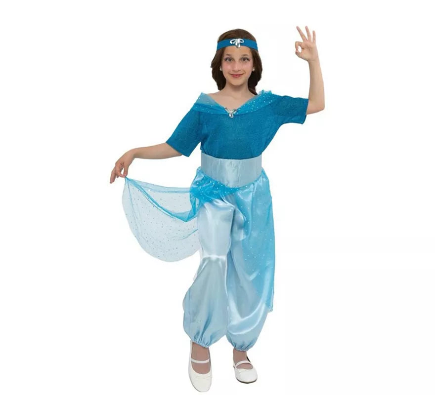 Translation missing: es.Disfraz de Princesa del Desierto Azul para niña