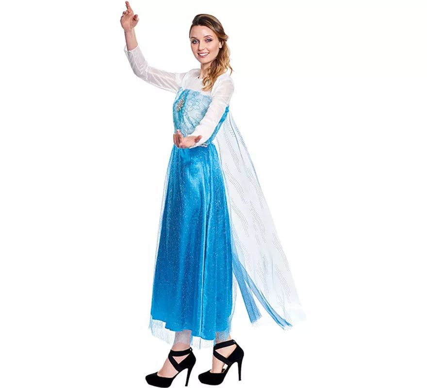 Translation missing: es.Disfraz de Princesa del Hielo Azul para mujer