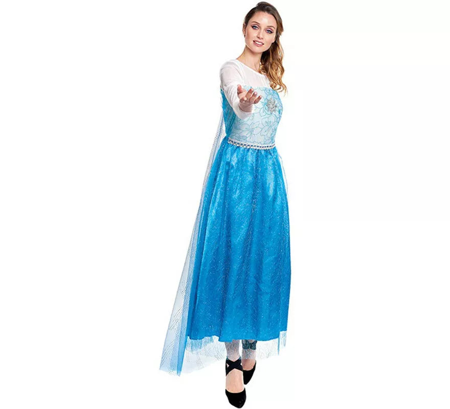 Translation missing: es.Disfraz de Princesa del Hielo Azul para mujer
