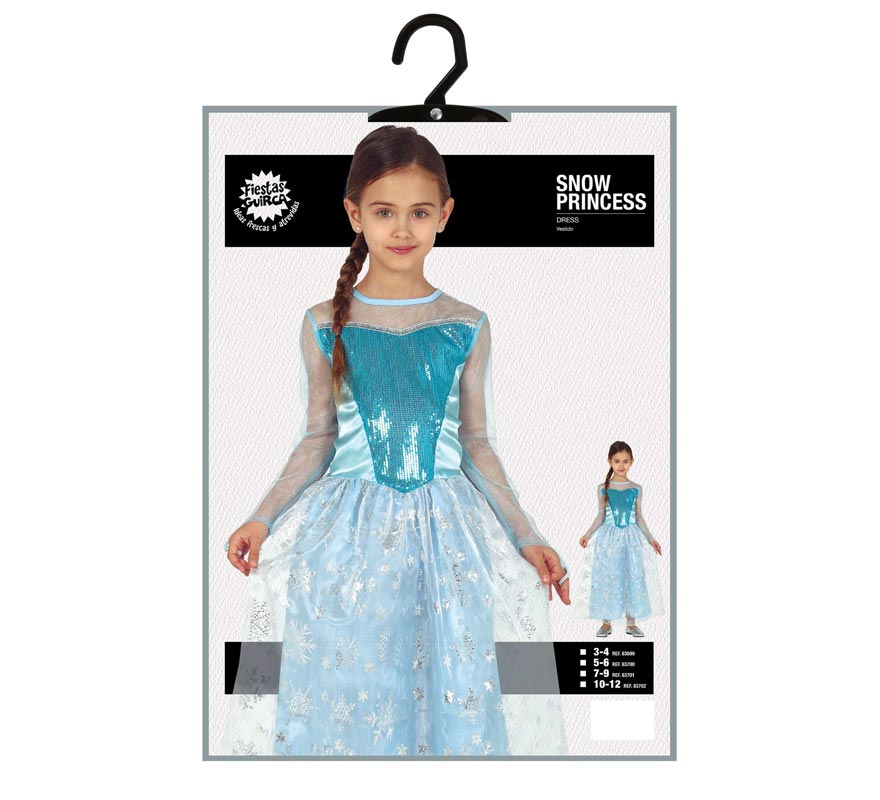 Disfraz de Princesa del Hielo para niña