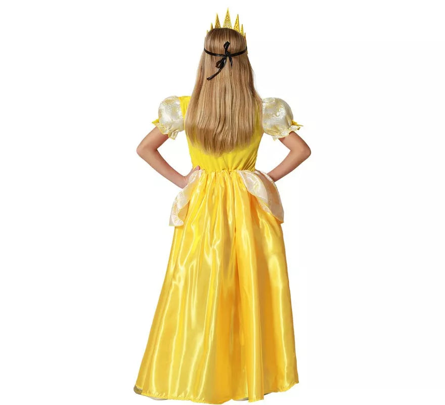 Disfraz de Princesa dorada de Cuento para niña