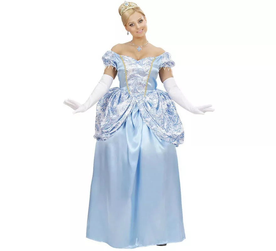 Translation missing: es.Disfraz de Princesa Encantadora Azul Claro para mujer