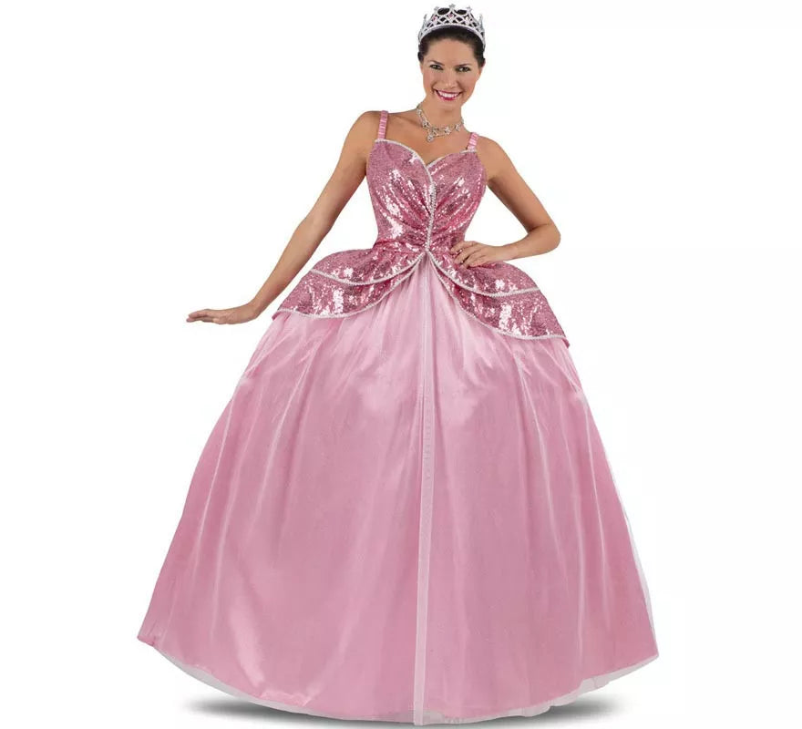 Translation missing: es.Disfraz de Princesa encantadora rosa con enagua para mujer