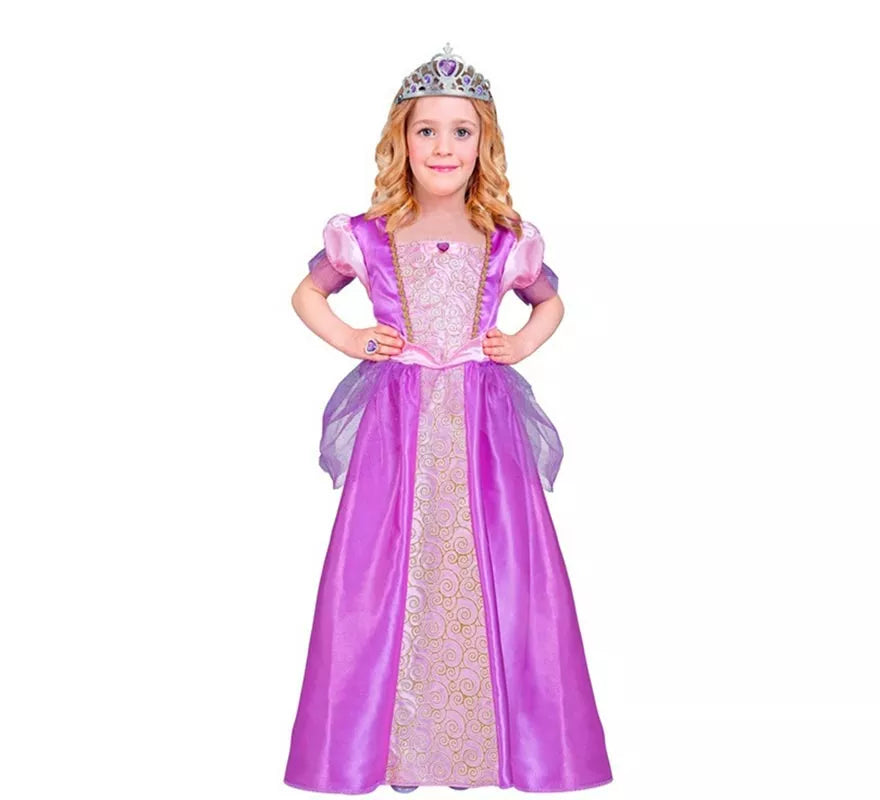 Translation missing: es.Disfraz de Princesa lila para niña