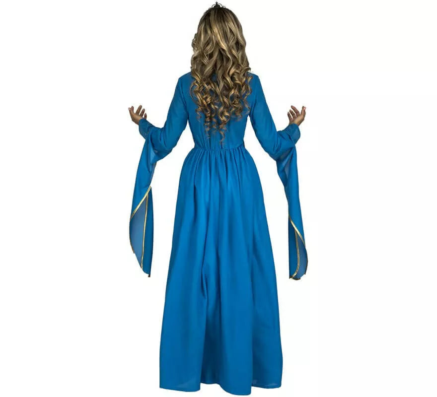 Translation missing: es.Disfraz de Princesa Medieval Azul para mujer