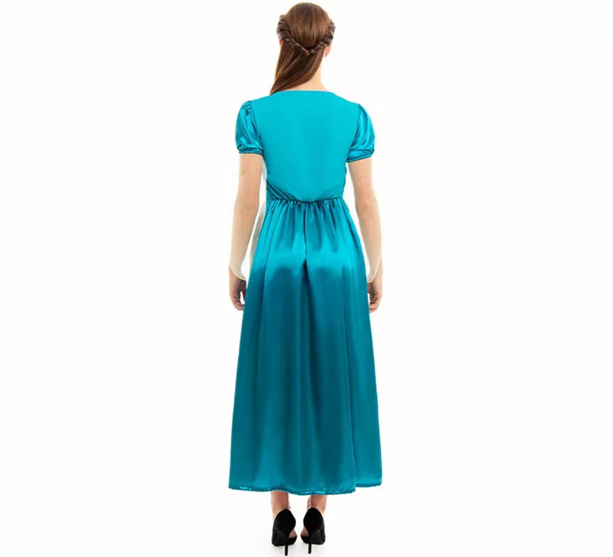 Translation missing: es.Disfraz de Princesa Medieval azul para mujer