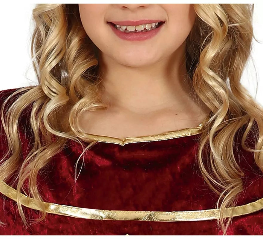Translation missing: es.Disfraz de Princesa Medieval con mangas para niña