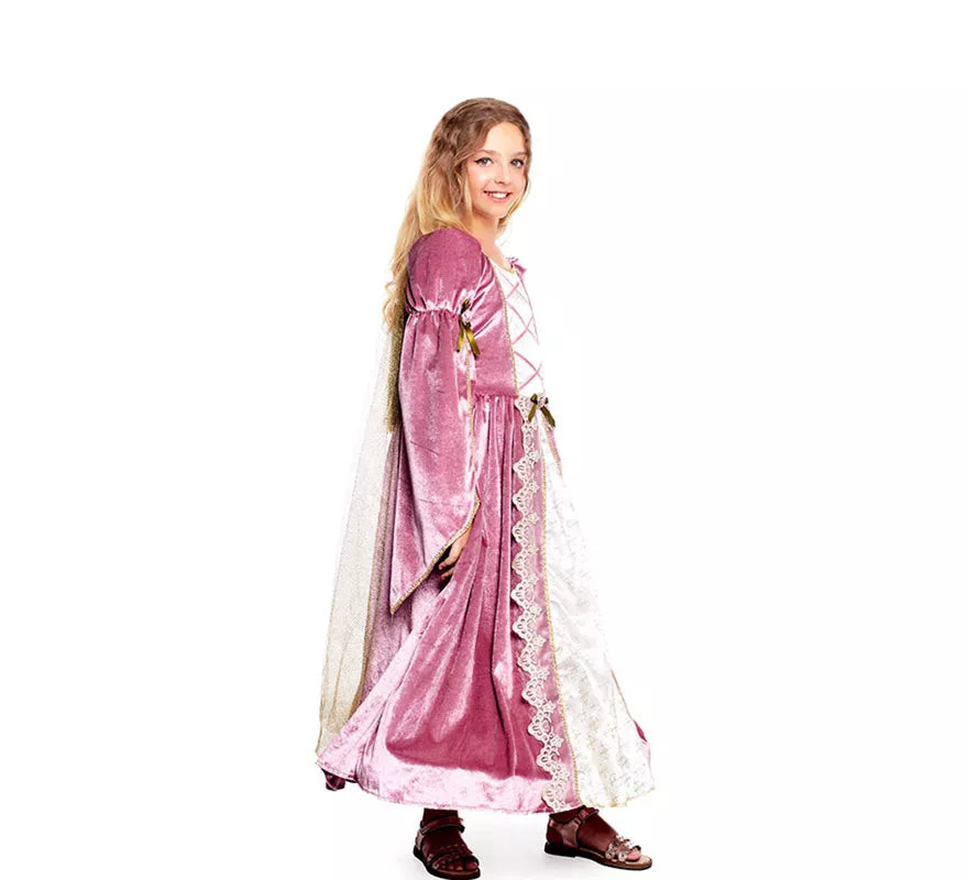 Translation missing: es.Disfraz de Princesa Medieval Púrpura para niña