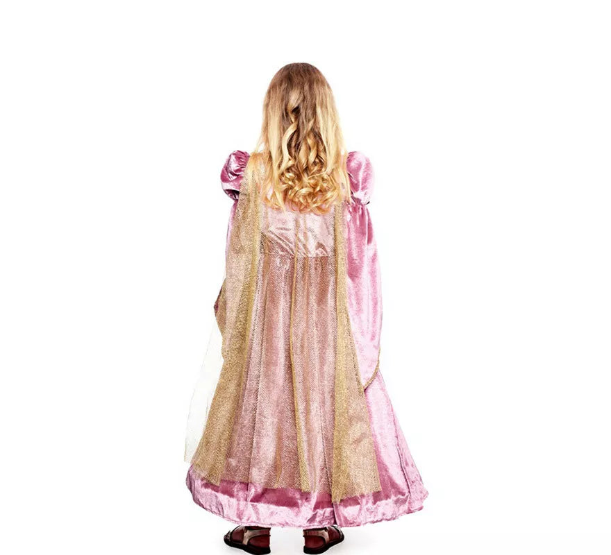 Translation missing: es.Disfraz de Princesa Medieval Púrpura para niña