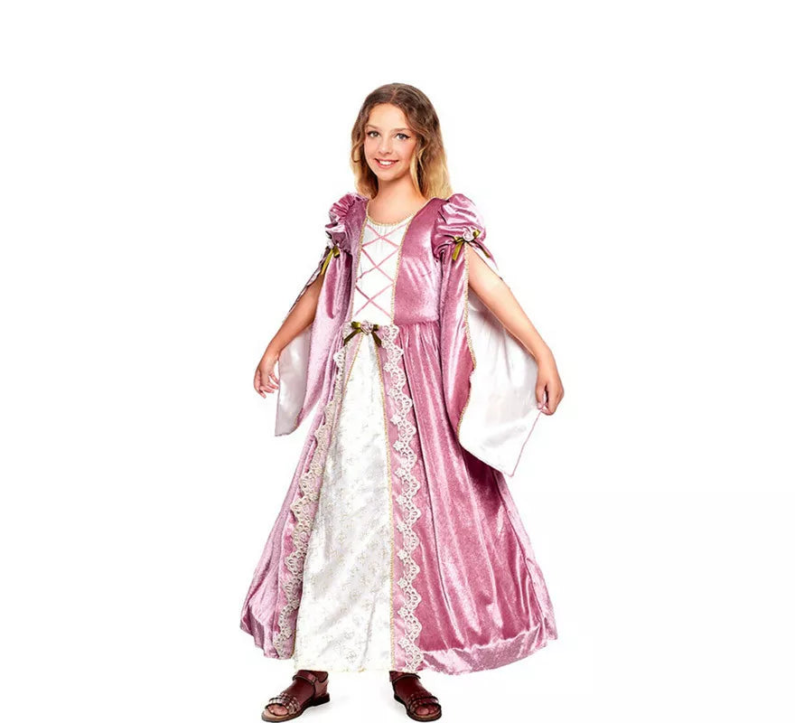 Translation missing: es.Disfraz de Princesa Medieval Púrpura para niña