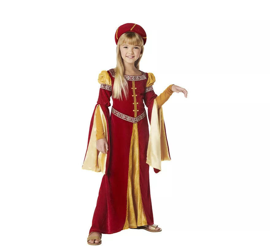 Translation missing: es.Disfraz de Princesa Medieval Renacentista para niña