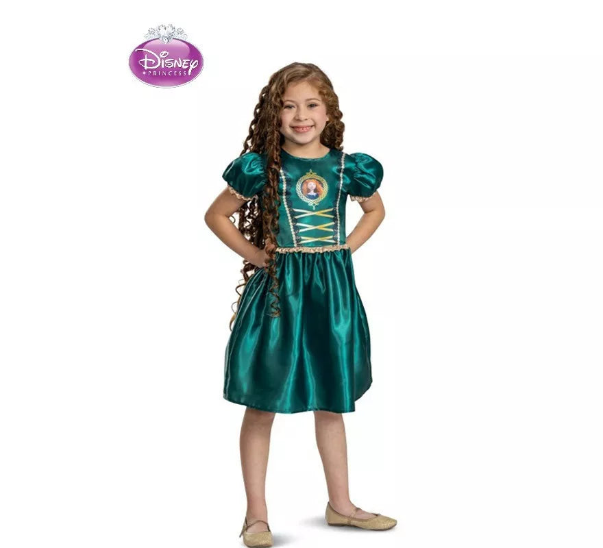 Translation missing: es.Disfraz de Princesa Mérida Básico Plus para niña