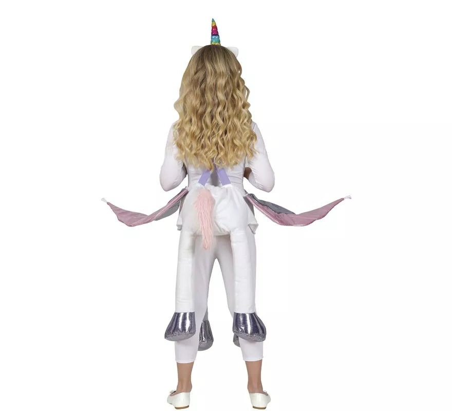 Disfraz de Princesa montando Unicornio para niña