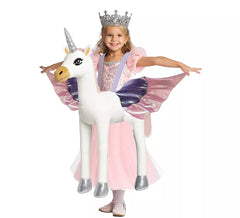 Disfraz de Princesa montando Unicornio para niña